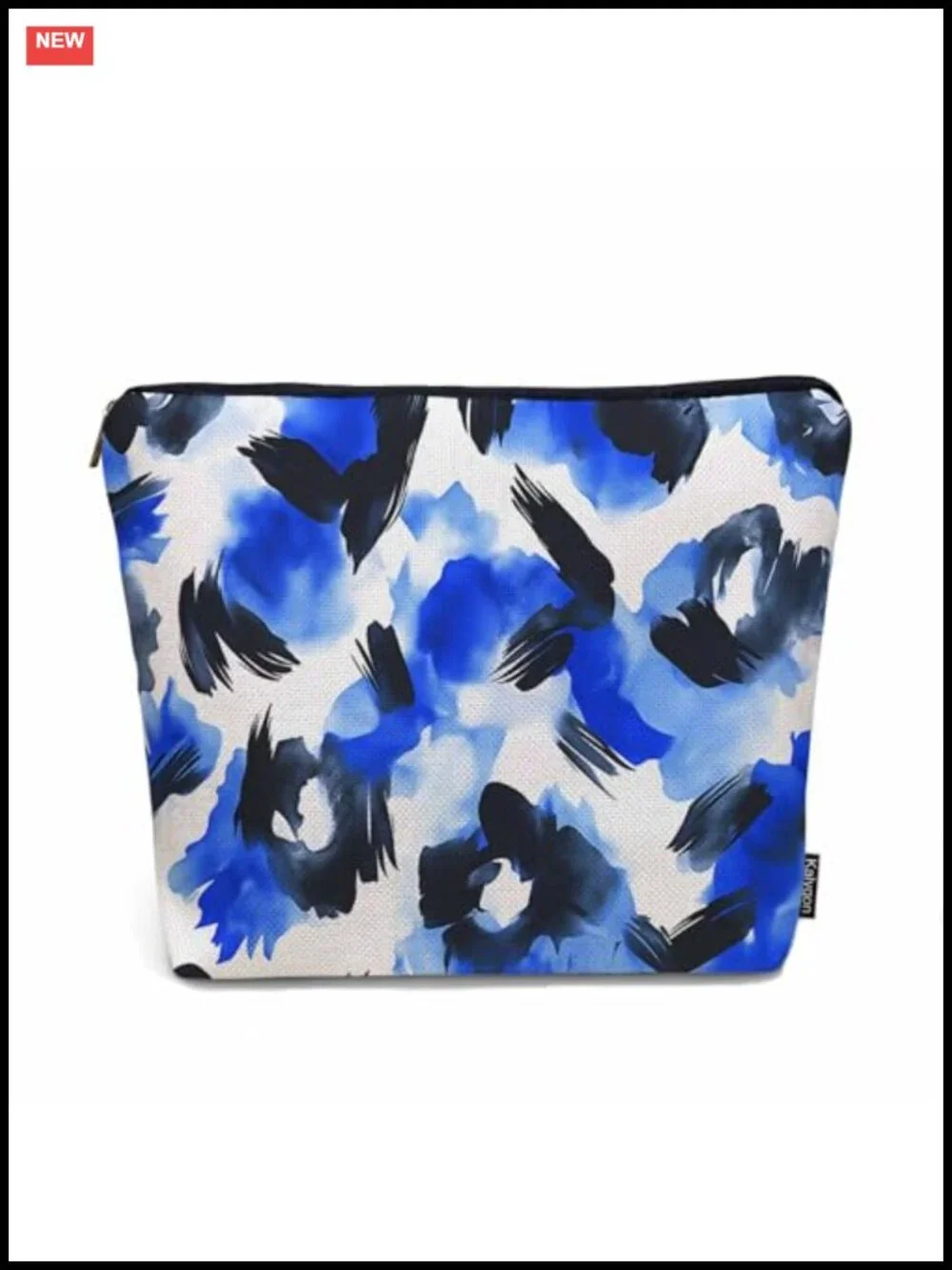 Leopard Print Makeup Bag Travel Toiletry Organizer Zipper Pouch